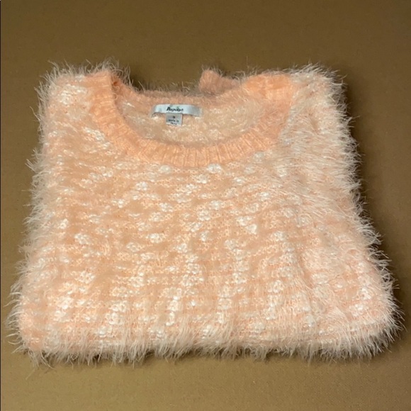 Papaya “Fuzzy” Peach Sweater - Picture 3 of 14